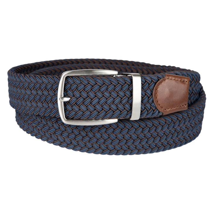 Tommy Bahama Men's Stretch Braided Reversible Belt