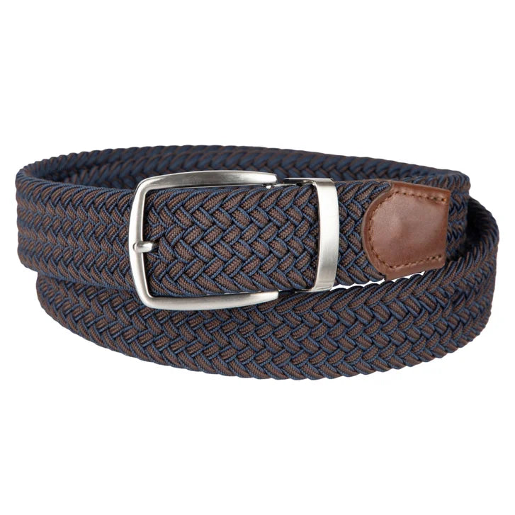 Tommy Bahama Men's Stretch Braided Reversible Belt