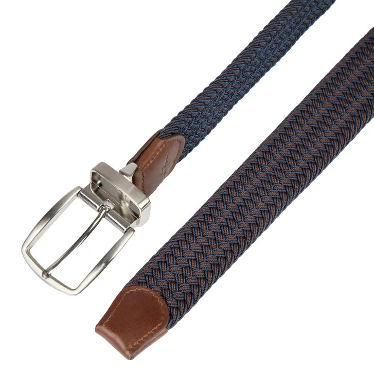 Tommy Bahama Men's Stretch Braided Reversible Belt