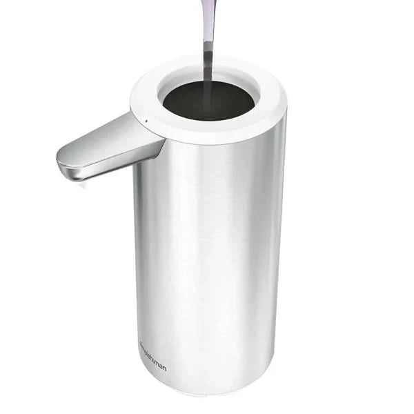 simplehuman 9oz Rechargeable Sensor Soap Dispenser, 2-pack