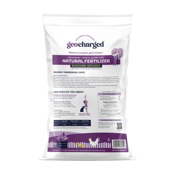 Geocharged Organic Multi-Purpose Fertilizer