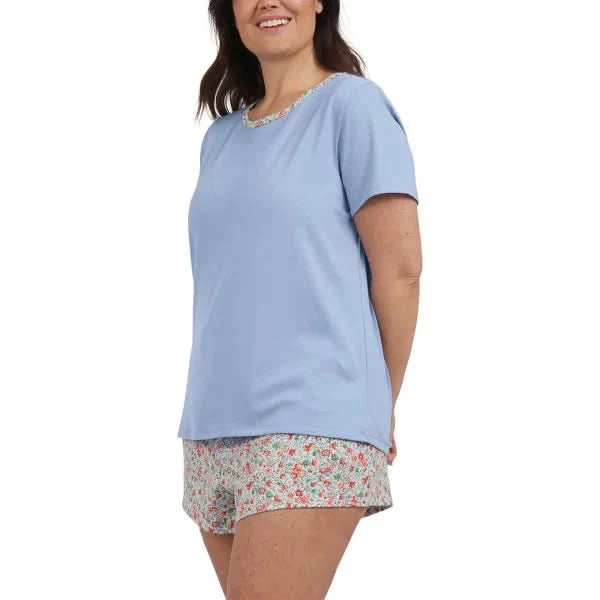 Lands End Women's 2-piece Knit Short Pajama Set