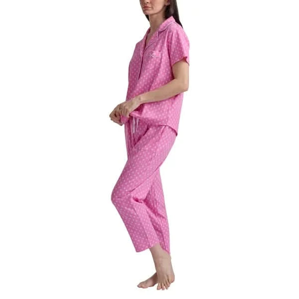 Karen Neuburger Women's Notch Collar 2-piece PJ Set