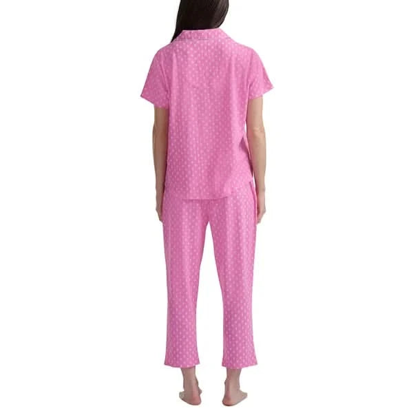 Karen Neuburger Women's Notch Collar 2-piece PJ Set