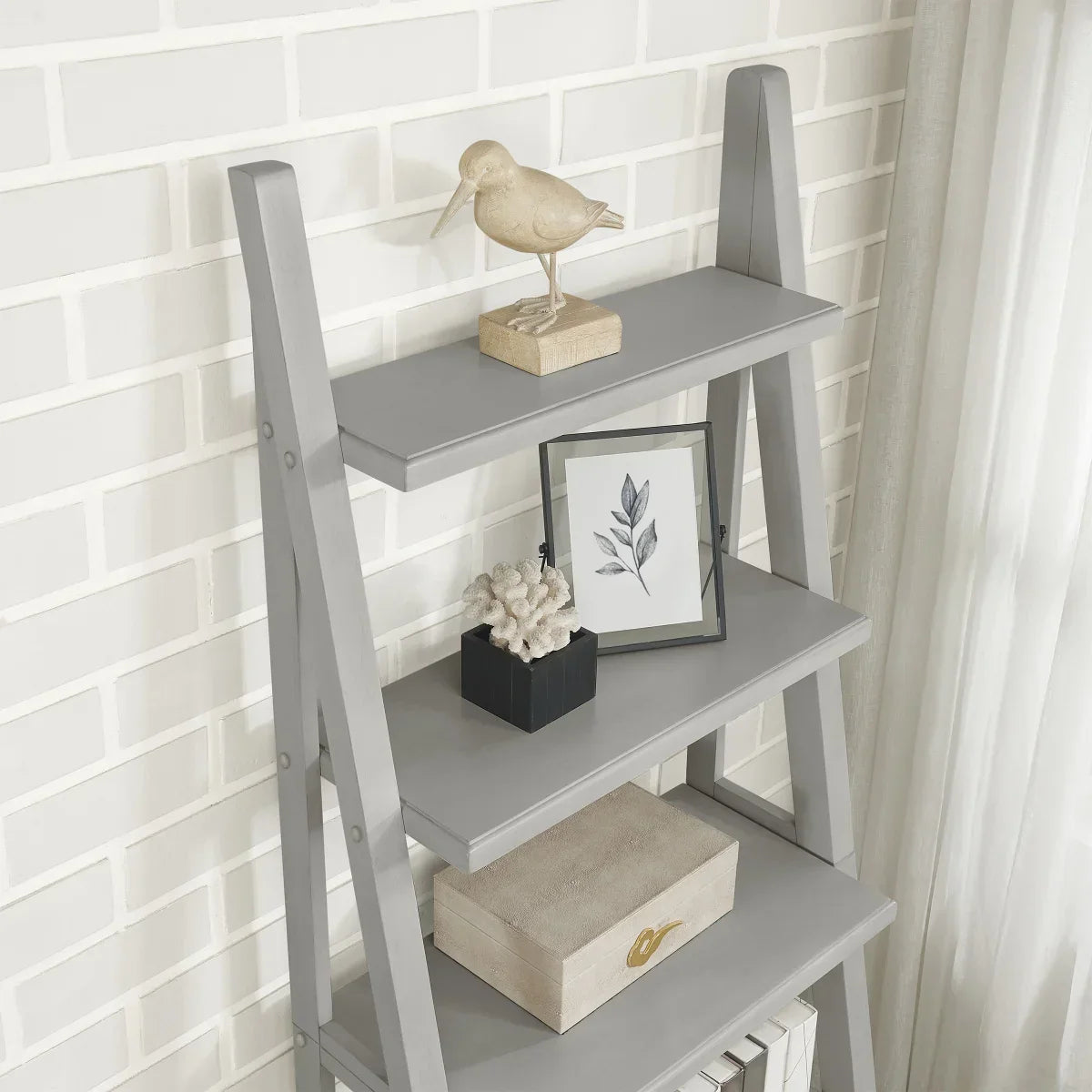 Kellen 72” Ladder Bookcase