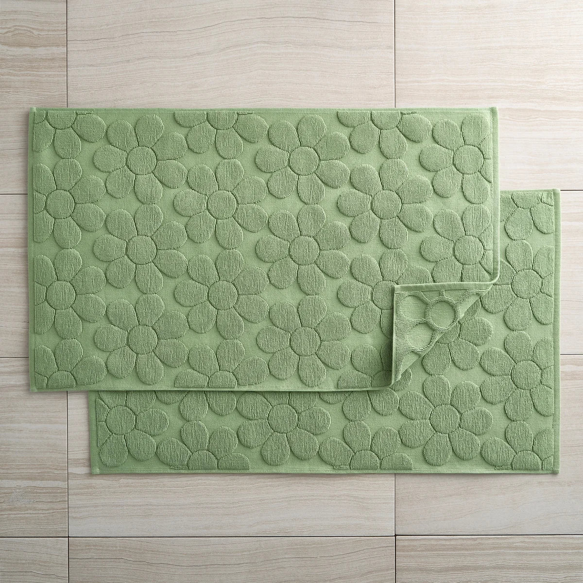 Charisma Daisy Tub Mat, 2 Pack