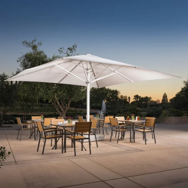 SunVilla 16.4' x 16.4' Telescopic Commercial Umbrella