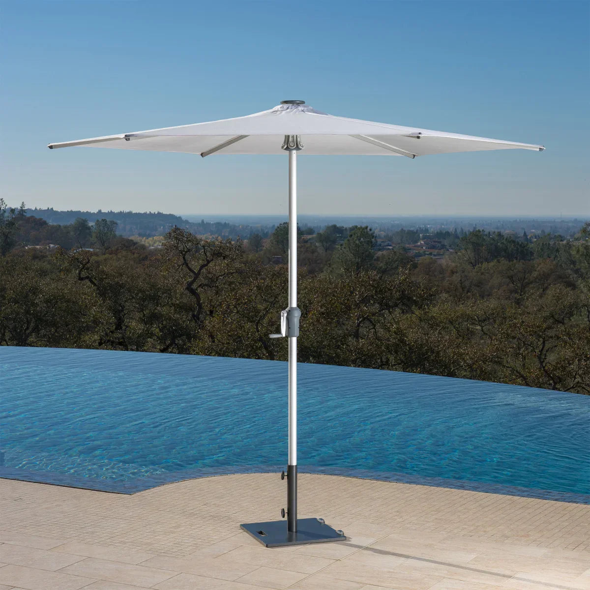 SunVilla Stirling 10 ft. LED Market Umbrella