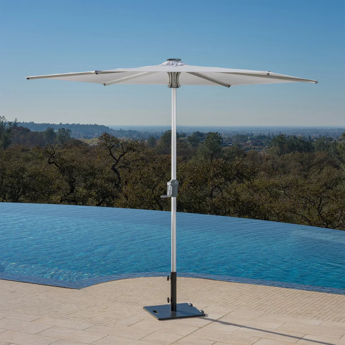 SunVilla Stirling 10 ft. LED Market Umbrella