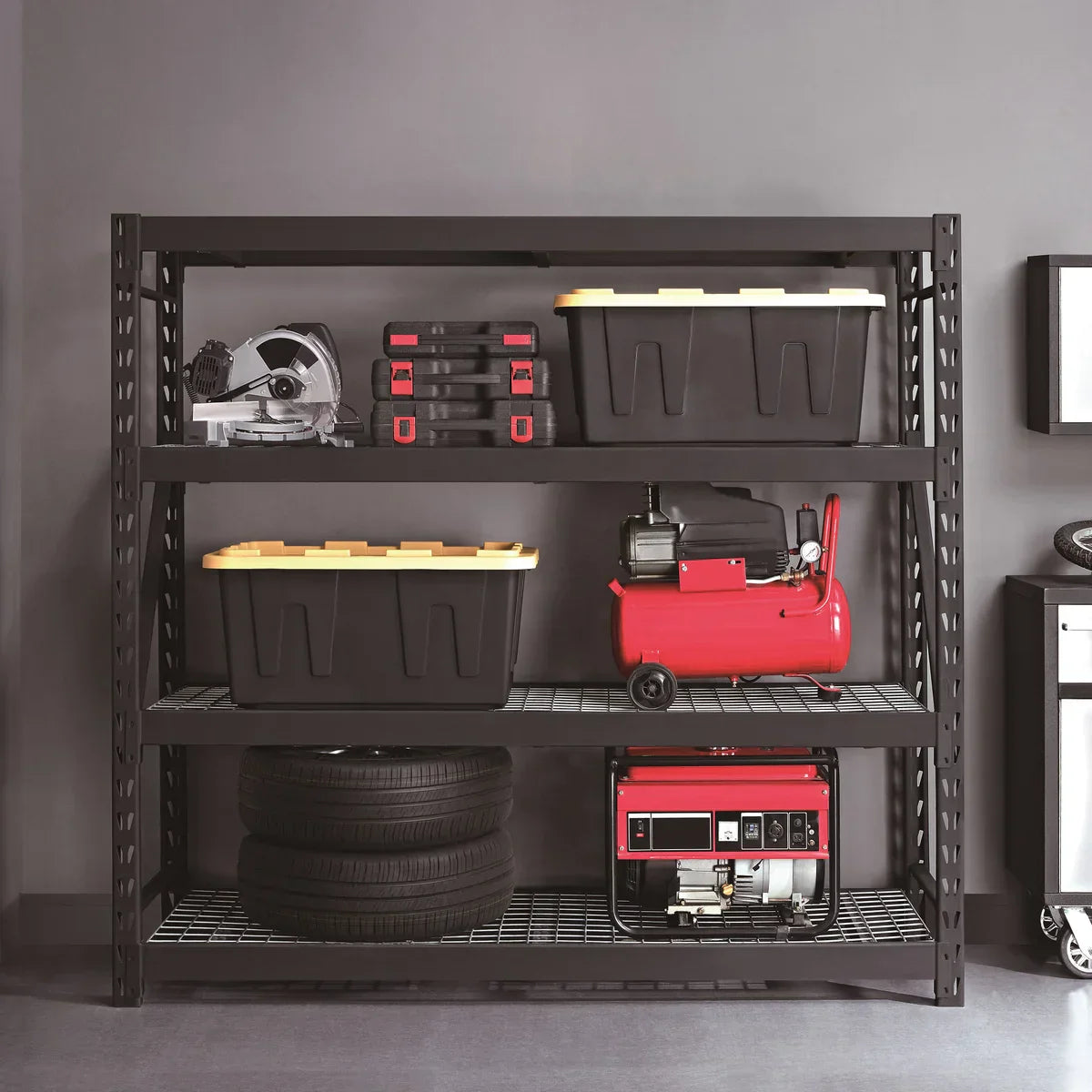 Gorilla Rack Industrial Shelving, 77” x 24” x 72"