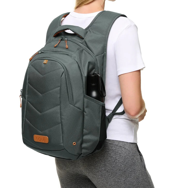 Lolë Quilted Laptop Backpack