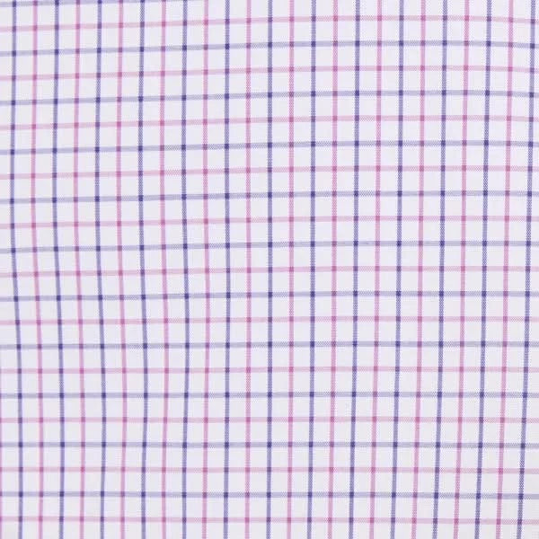 Kirkland Signature Men’s Traditional Fit Dress Shirt, Red Blue Grid
