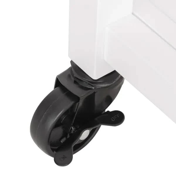 Seville Acacia Top Kitchen Cart with Drawers