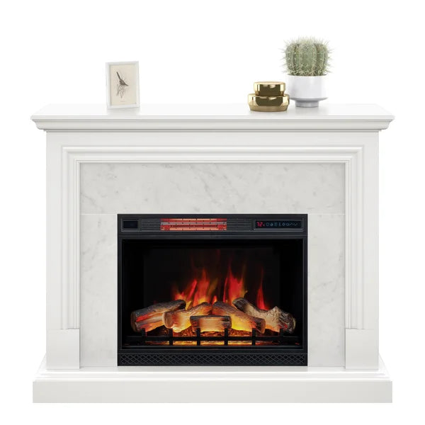 Tresanti Cassandra 52.9" Mantel with ClassicFlame Electric Fireplace
