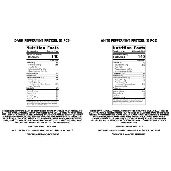 Sweet Penny, Holiday Peppermint Pretzel Assortment, 30-count,