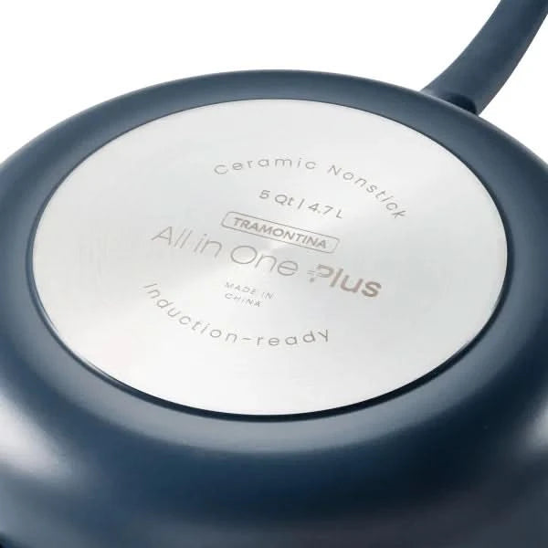 Tramontina 5-quart All-In-One Plus Ceramic Non-Stick Pan, 7-piece Set