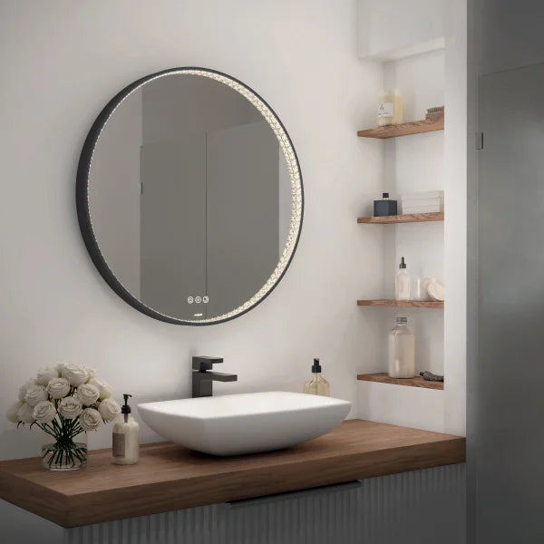 Artika romy 28 led lighted wall mirror with defogger