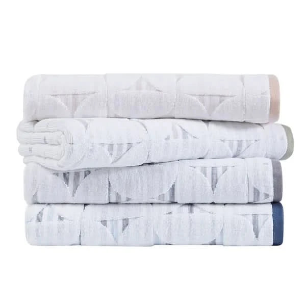 Abstract Circles Bath Towel, 2-pack