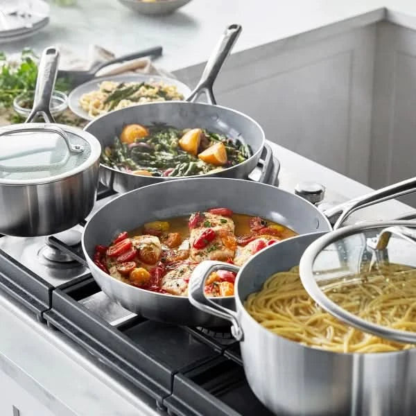 GreenPan GP3 Stainless Steel 11-piece Bundle