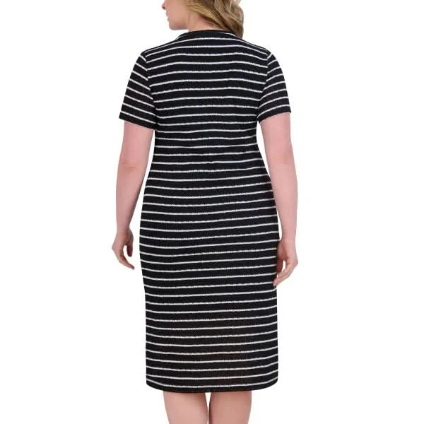 Andrew Marc Women's Midi Shirt Dress