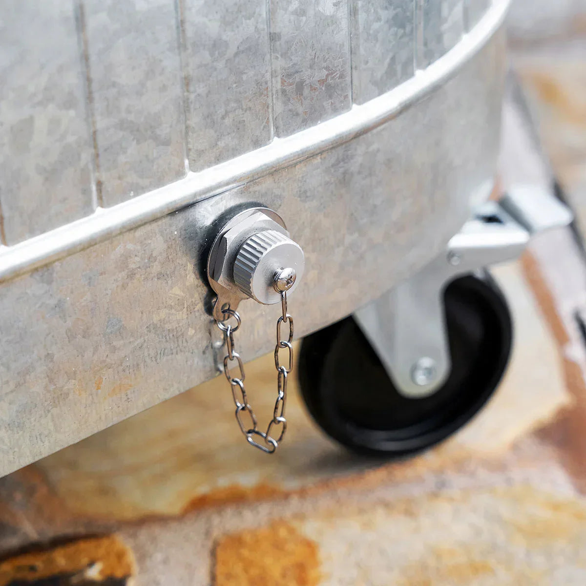 Permasteel 80-quart Galvanized Steel Rolling Cooler with Wheels