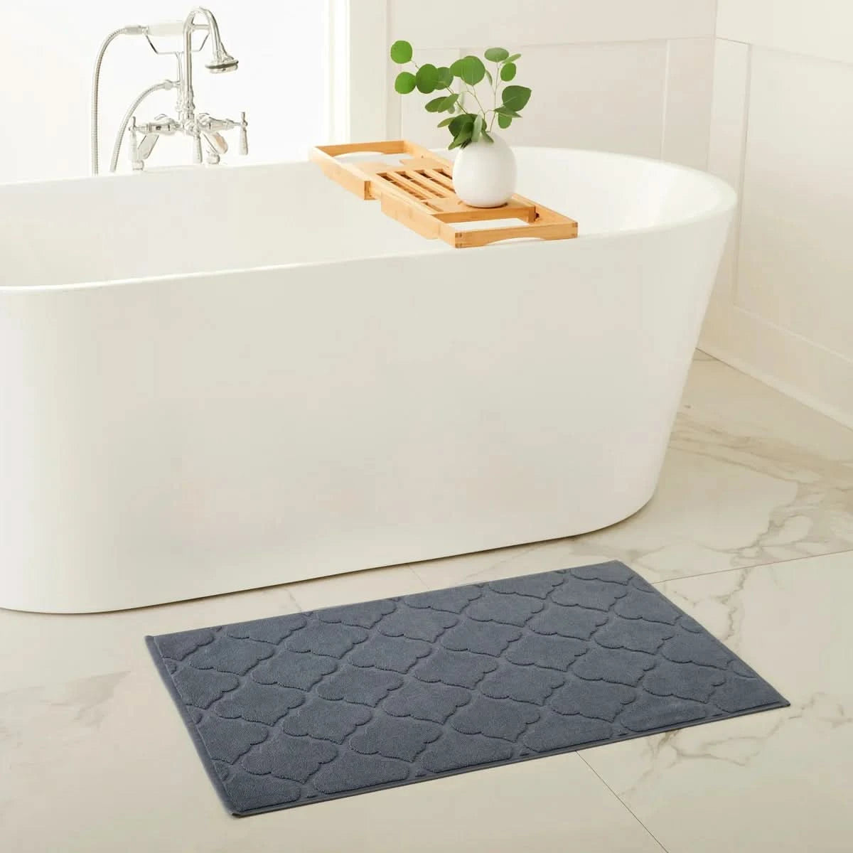 Welhome Geometric Tub Mats, 2 Pack