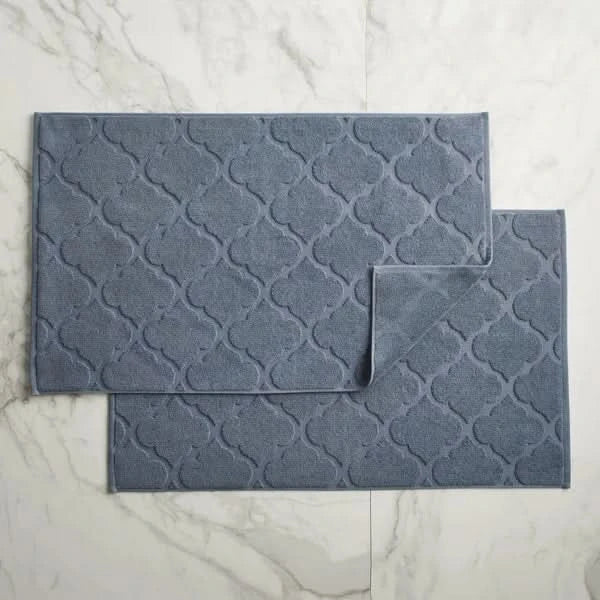 Welhome Geometric Tub Mats, 2 Pack