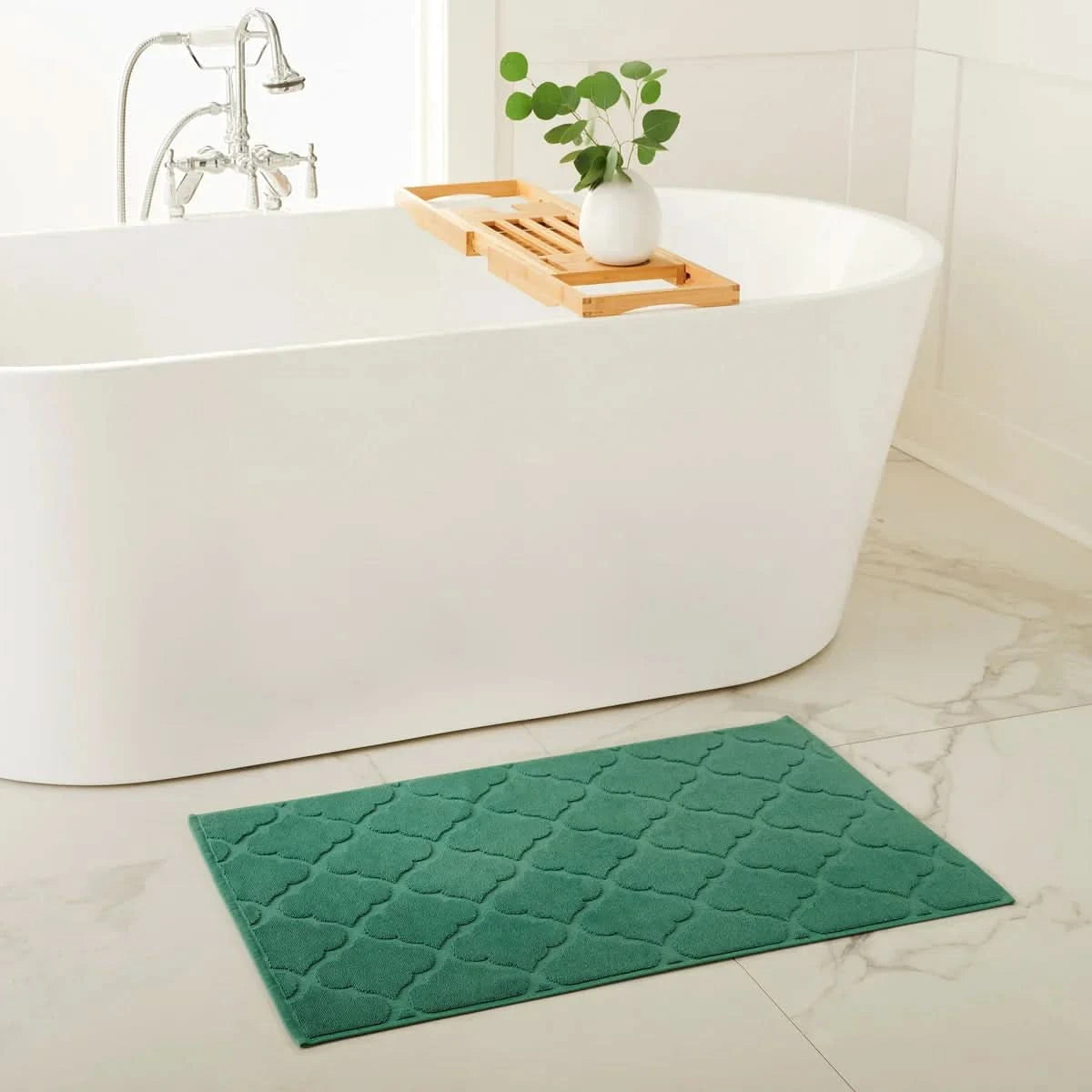 Welhome Geometric Tub Mats, 2 Pack