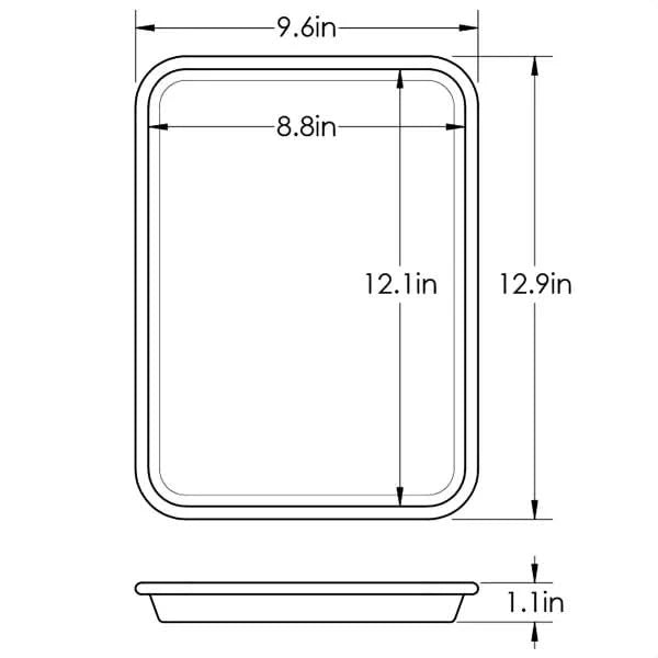 Nordic Ware Prep, Grill, & Serve Quarter Sheet Pans, Set of 3