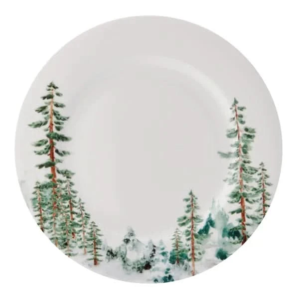 Mikasa Watercolor Forest 16-Piece Bone China Dinnerware Set