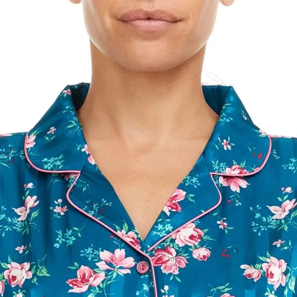 Flora Nikrooz Women's Notch Collar PJ Set