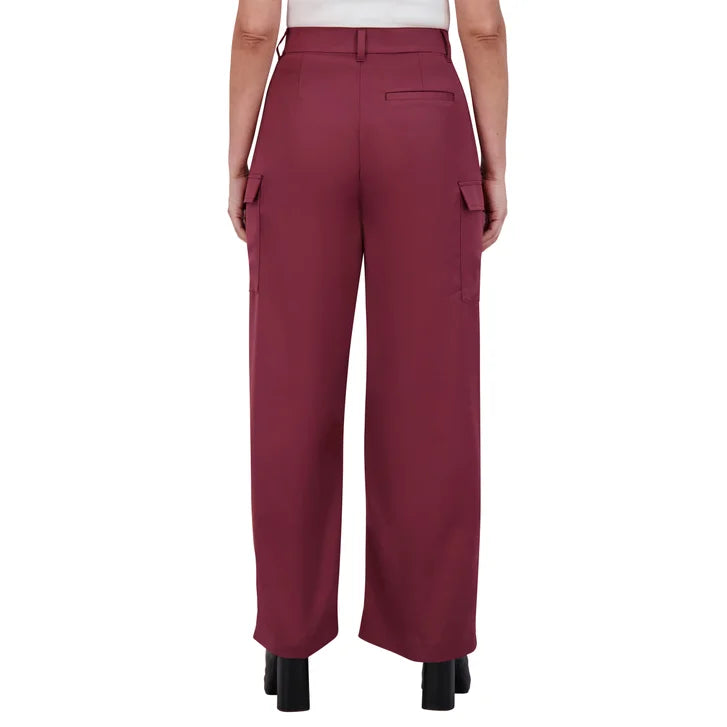 DKNY Women's Satin Cargo Pant