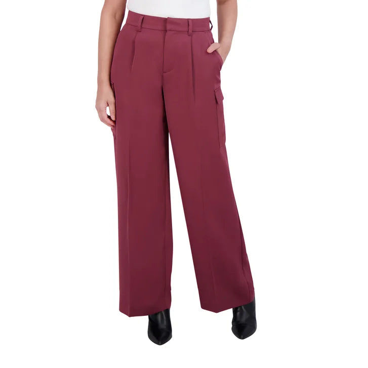DKNY Women's Satin Cargo Pant
