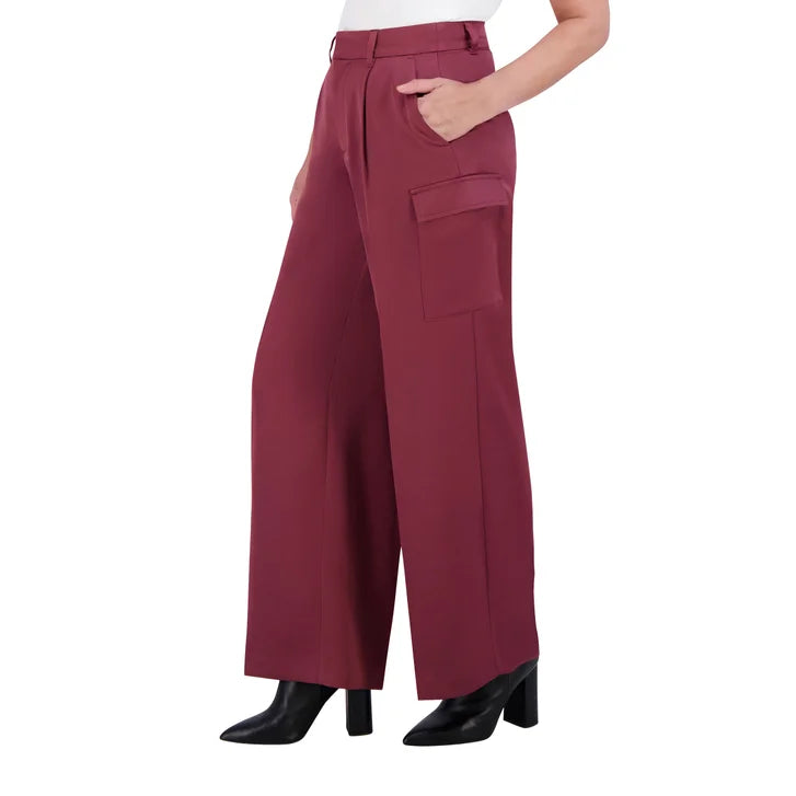 DKNY Women's Satin Cargo Pant