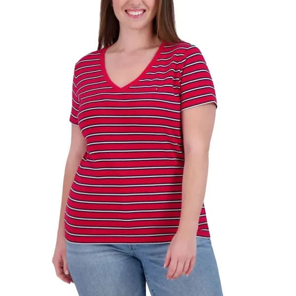 Tommy Hilfiger Women's V-Neck Tee