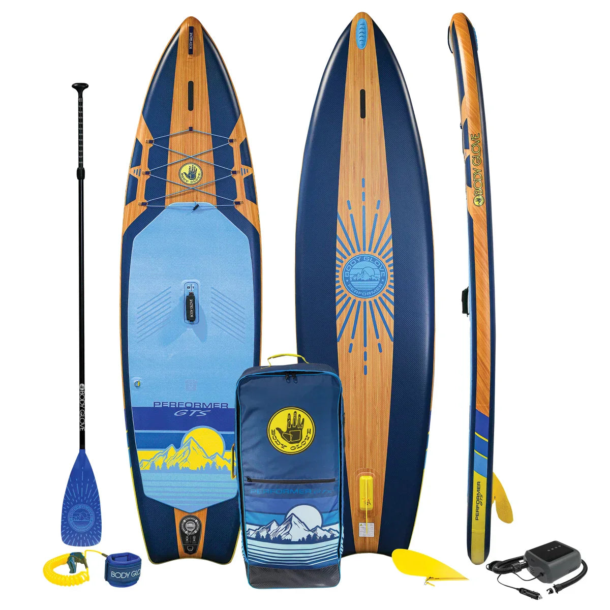 Body Glove Performer 11’ GTS Inflatable Paddle Board Package