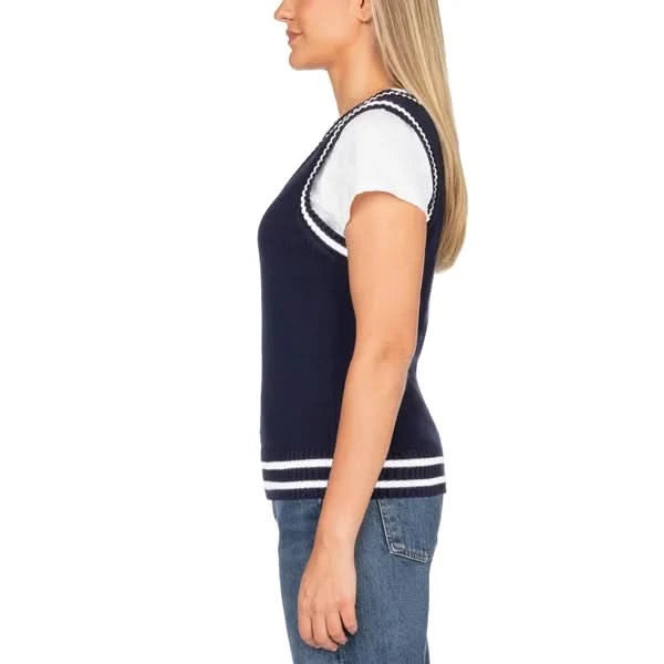 In Conversation Women's Cotton Sweater Vest