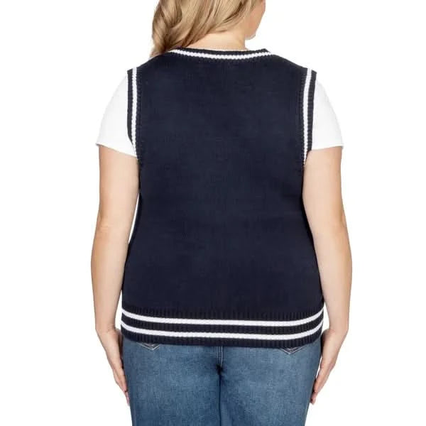 In Conversation Women's Cotton Sweater Vest