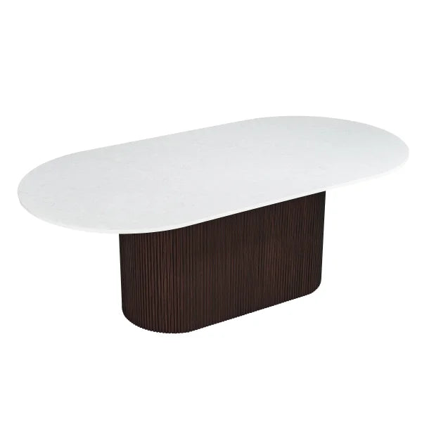 Astoria 86" Carrara Quartz Dining Table