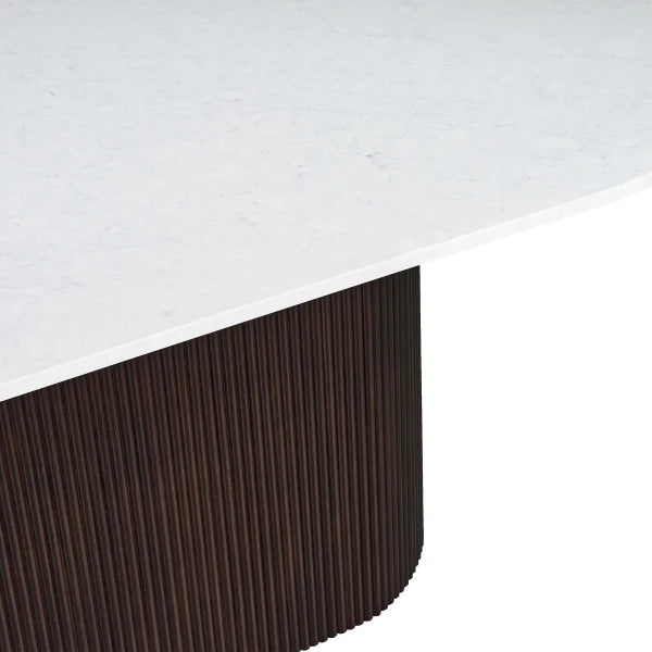 Astoria 86" Carrara Quartz Dining Table