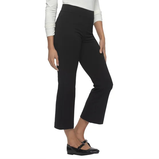 Felina Women's Tummy Control Kick Crop Pant