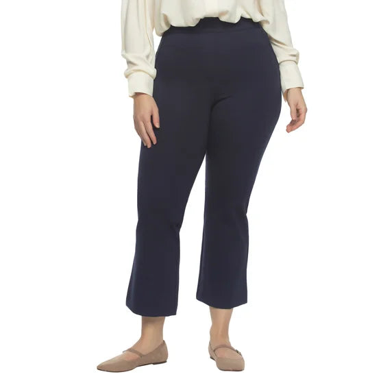 Felina Women's Tummy Control Kick Crop Pant