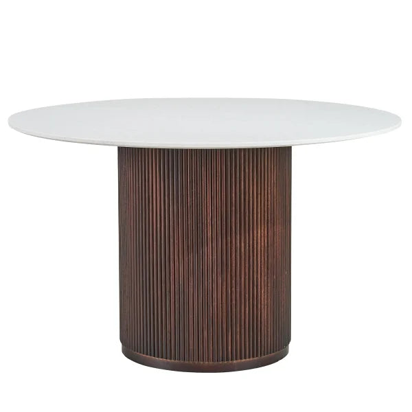 Troy 48” Carrara Quartz Dining Table