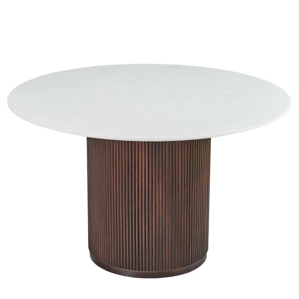 Troy 48” Carrara Quartz Dining Table