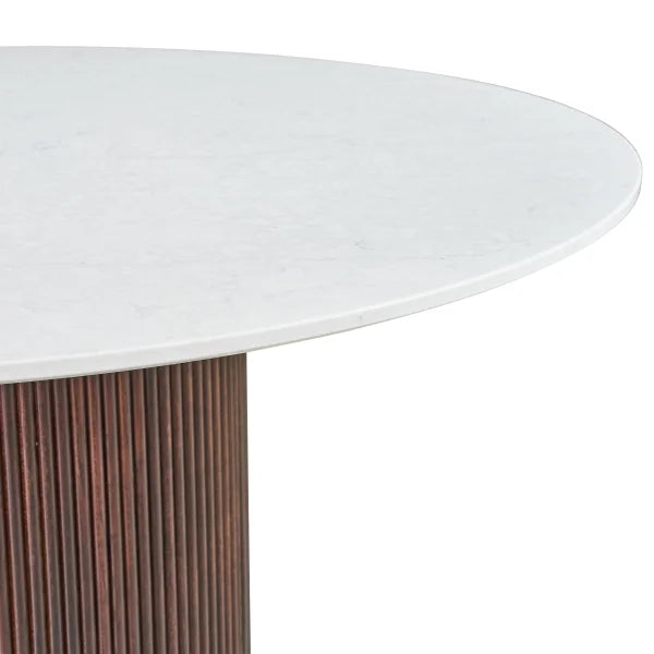 Troy 48” Carrara Quartz Dining Table