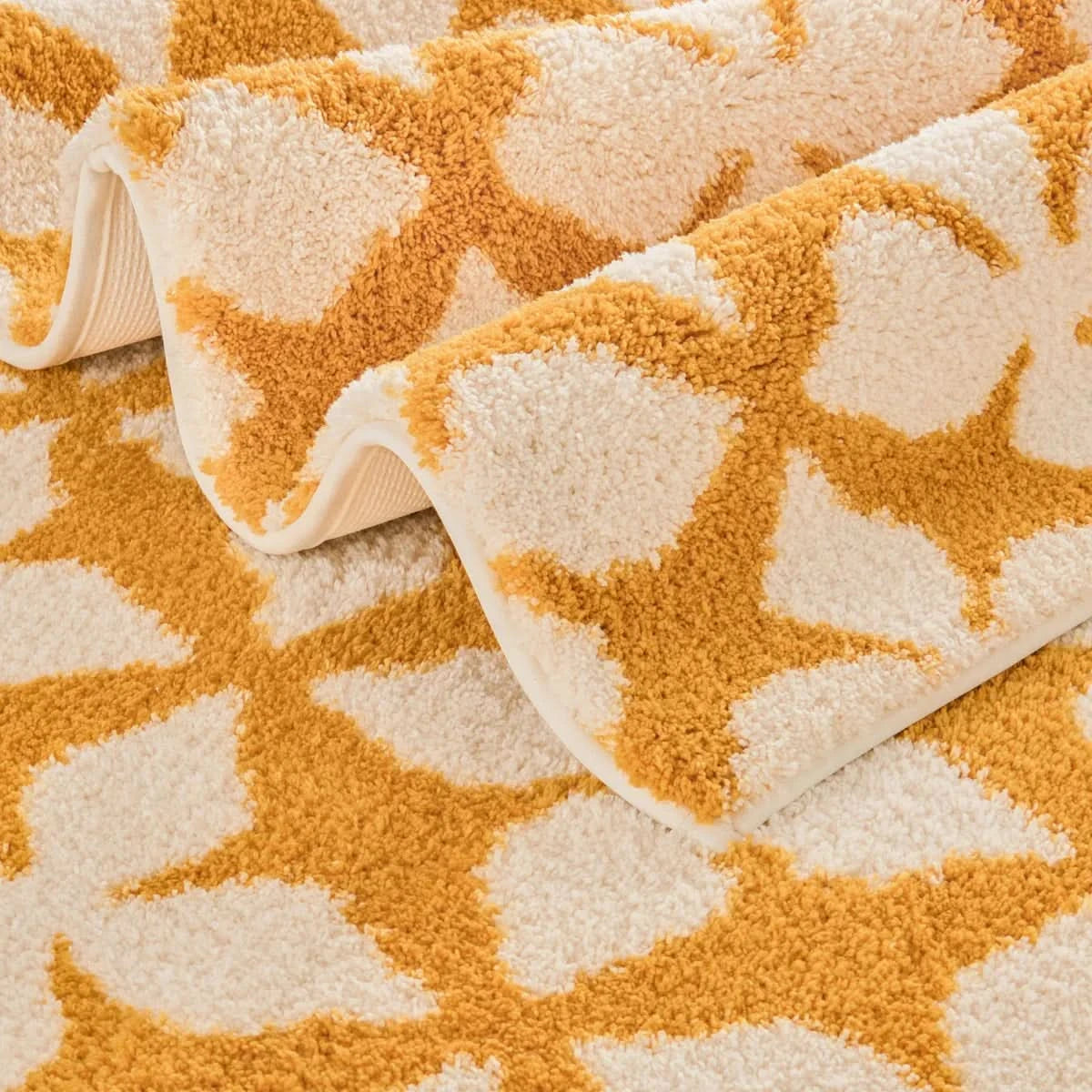 Welhome Printed Bath Rugs, 2 Pack
