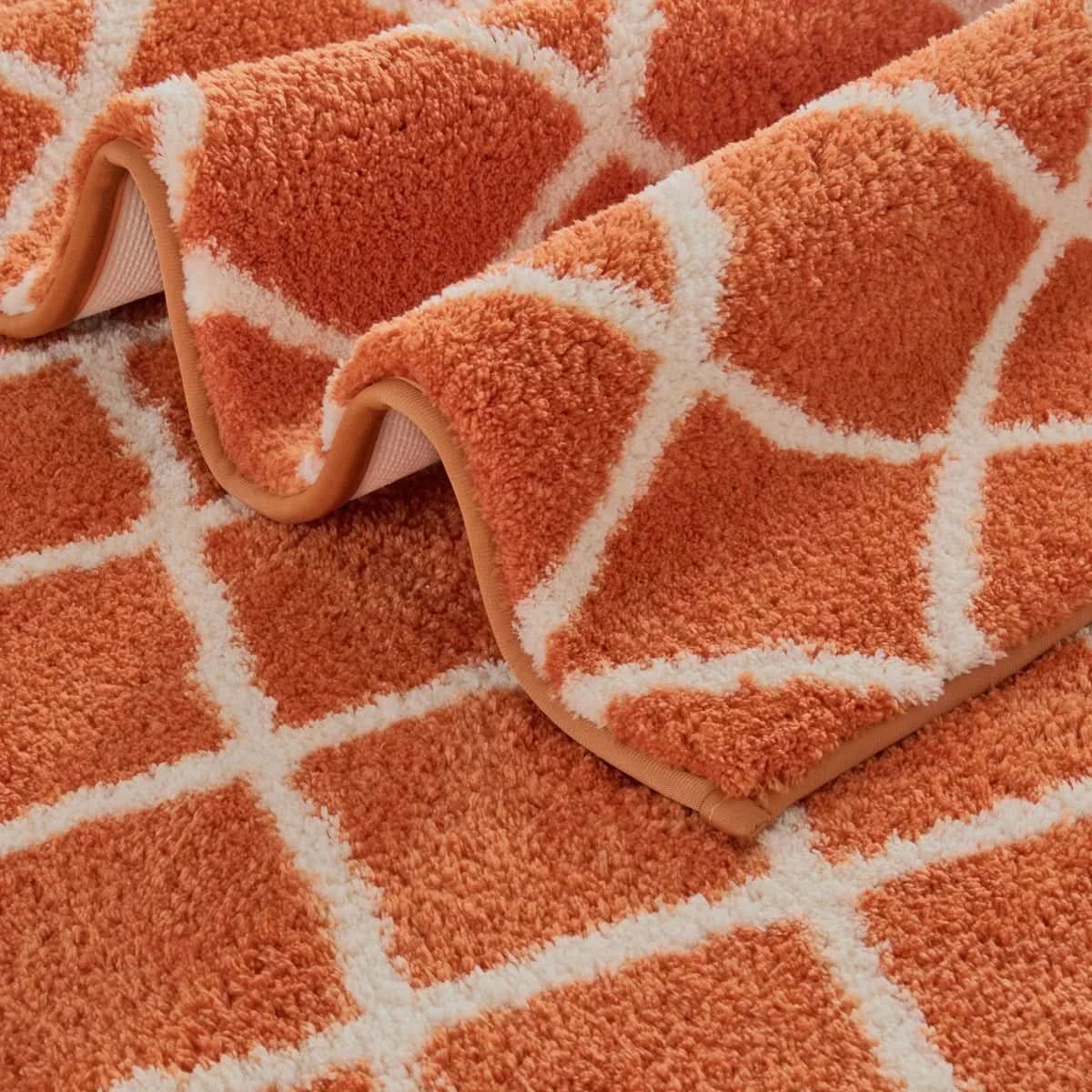 Welhome Printed Bath Rugs, 2 Pack