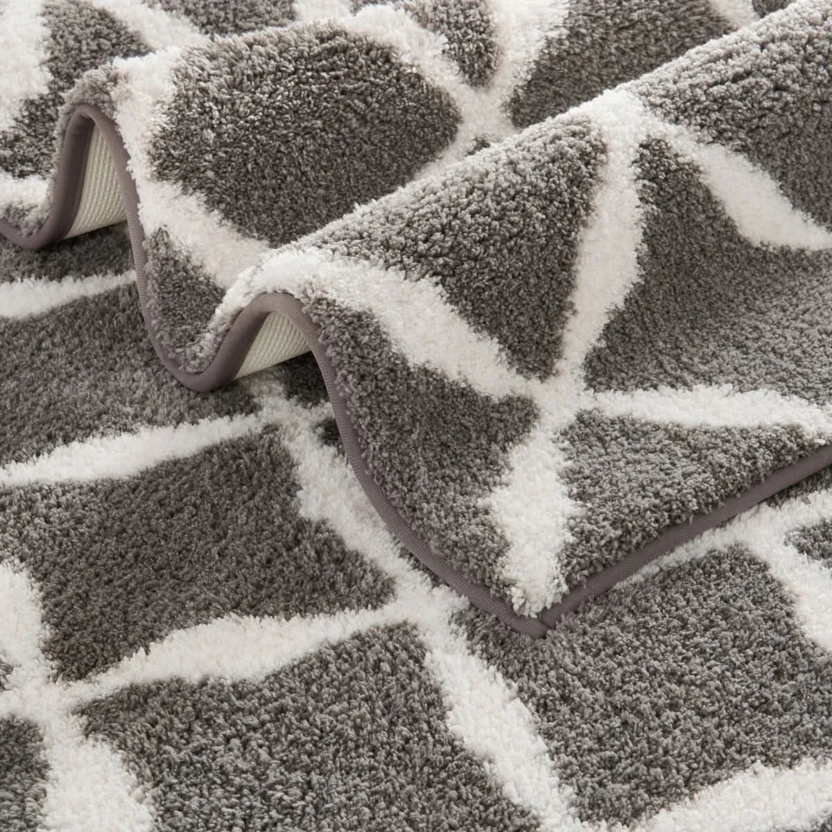 Welhome Printed Bath Rugs, 2 Pack