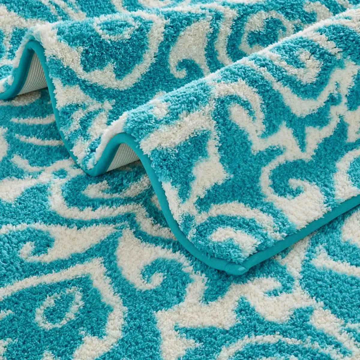Welhome Printed Bath Rugs, 2 Pack