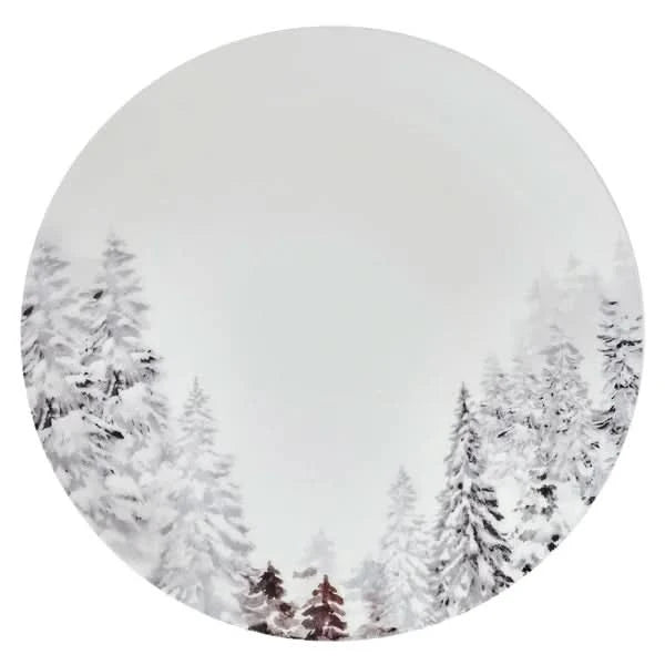 Mikasa Holiday Woodsy Winter 12-piece Bone China Dinnerware Set